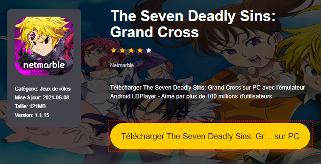 Installer The Seven Deadly Sins: Grand Cross sur PC 