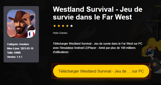 Installer Westland Survival - Jeu de survie dans le Far West sur PC 