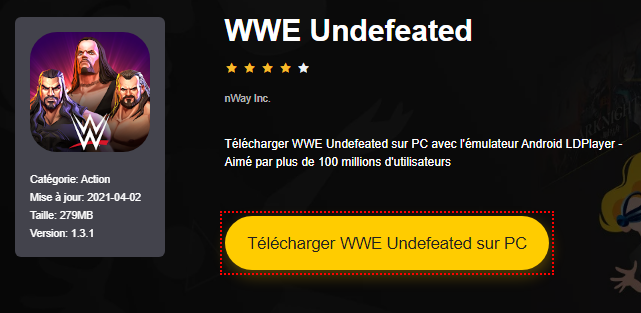 Installer WWE Undefeated sur PC 