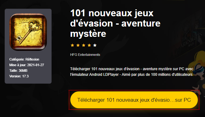 Installer 101 nouveaux jeux d'évasion - aventure mystère sur PC 