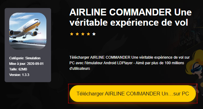 Installer AIRLINE COMMANDER Une véritable expérience de vol sur PC 