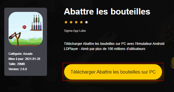 Installer Abattre les bouteilles sur PC 