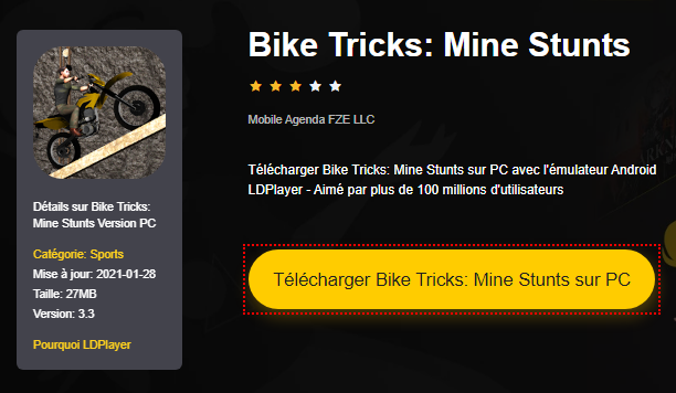 Installer Bike Tricks: Mine Stunts sur PC 