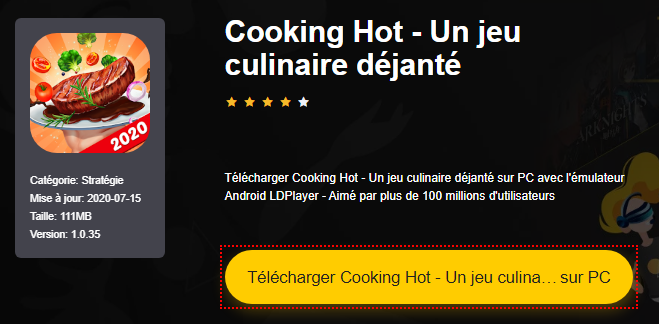 Installer Cooking Hot - Un jeu culinaire déjanté sur PC 