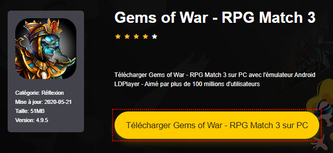 Installer Gems of War - RPG Match 3 sur PC 