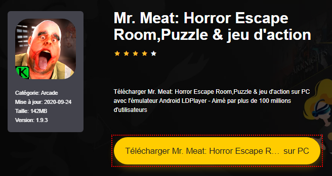 Installer Mr. Meat: Horror Escape Room,Puzzle & jeu d'action sur PC 