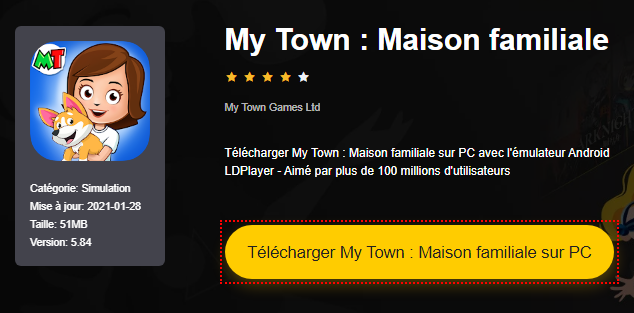 Installer My Town : Maison familiale sur PC 