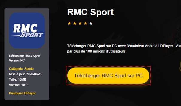 Installer RMC Sport sur PC 