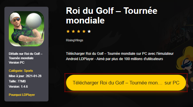 Installer Roi du Golf – Tournée mondiale sur PC 