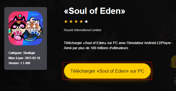 Installer «Soul of Eden» sur PC 