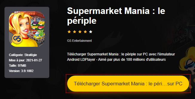 Installer Supermarket Mania : le périple sur PC 