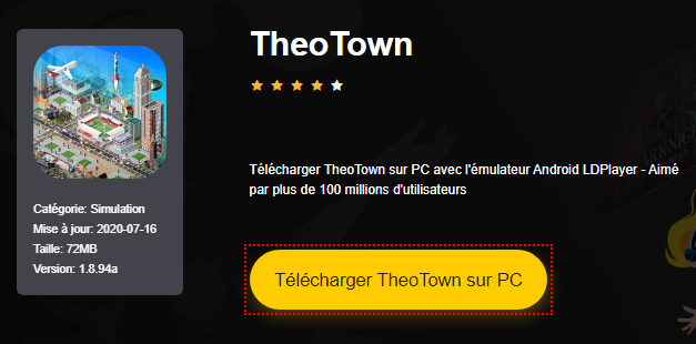 Installer TheoTown sur PC 