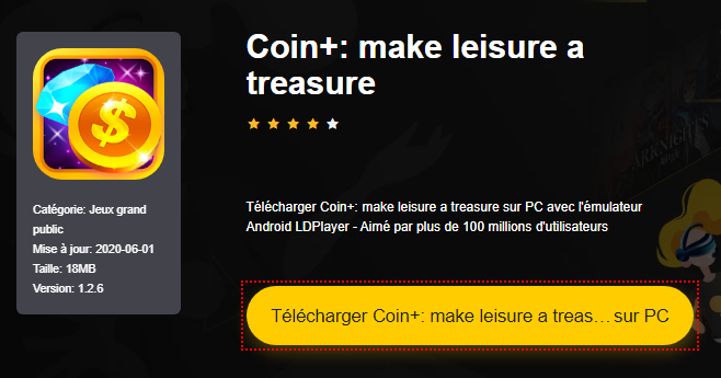 Installer Coin+: make leisure a treasure sur PC 