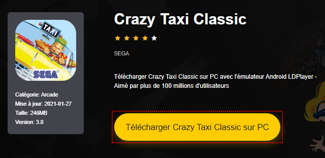 Installer Crazy Taxi Classic sur PC 