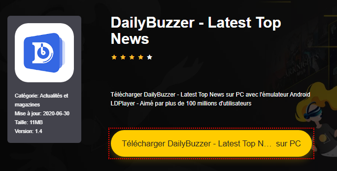 Installer DailyBuzzer - Latest Top News sur PC 