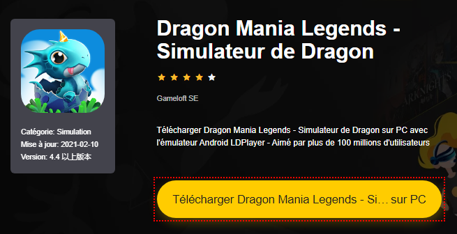 Installer Dragon Mania Legends - Simulateur de Dragon sur PC 