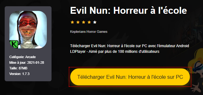 Installer Evil Nun: Horreur à l'école sur PC 