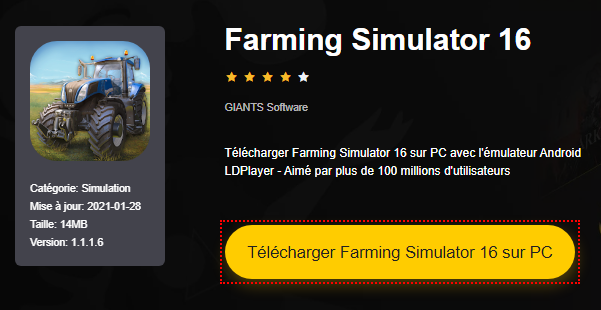 Installer Farming Simulator 16 sur PC 