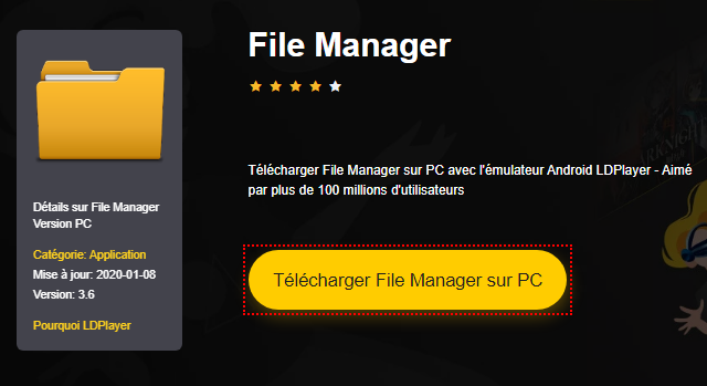 Installer File Manager sur PC 