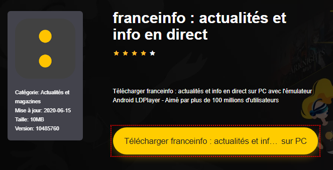 Installer franceinfo : actualités et info en direct sur PC 