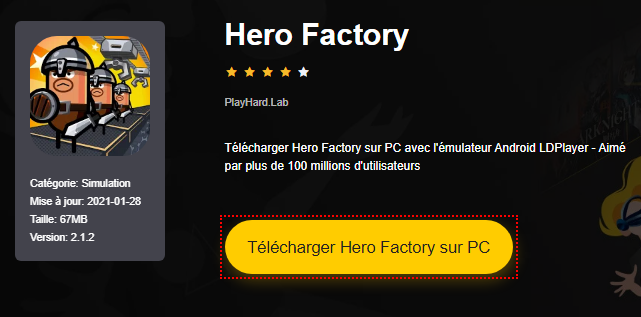 Installer Hero Factory sur PC 