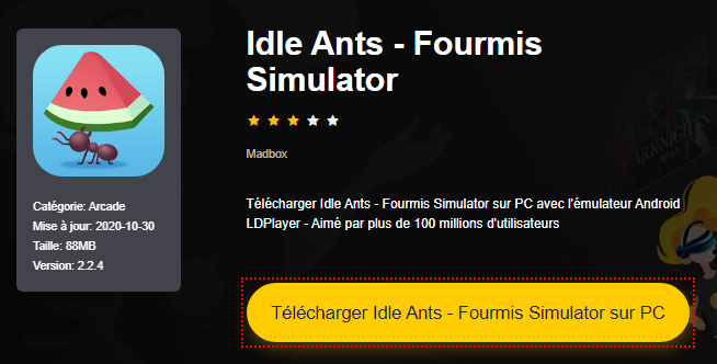 Installer Idle Ants - Fourmis Simulator sur PC 