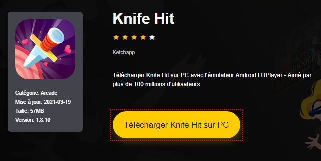 Installer Knife Hit sur PC 