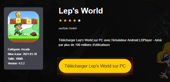 Installer Lep's World sur PC 