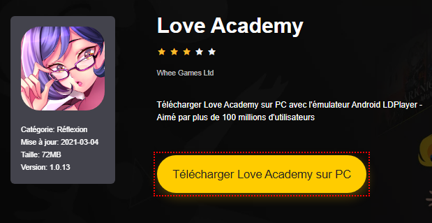 Installer Love Academy sur PC 