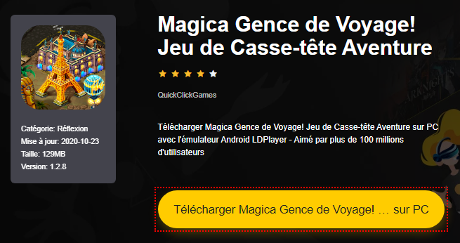 Installer Magica Gence de Voyage! Jeu de Casse-tête Aventure sur PC 