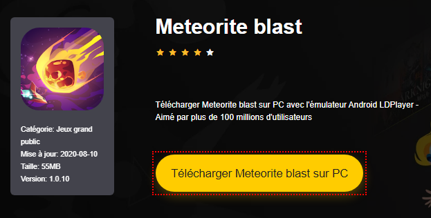 Installer Meteorite blast sur PC 