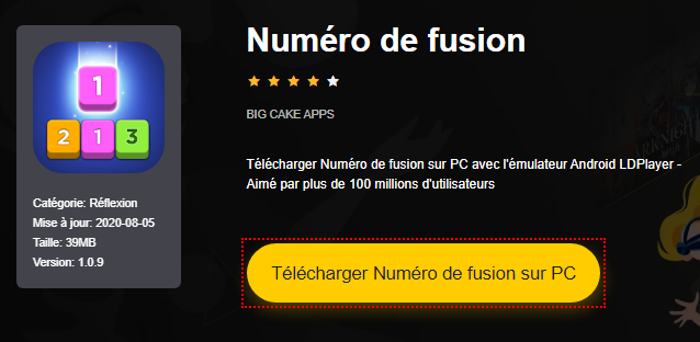 Installer Numéro de fusion sur PC 