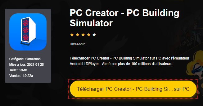 Installer PC Creator - PC Building Simulator sur PC 