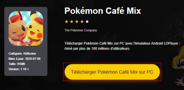 Installer Pokémon Café Mix sur PC 