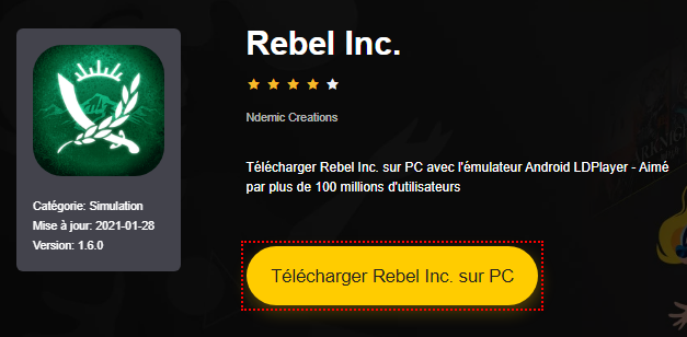 Installer Rebel Inc. sur PC 