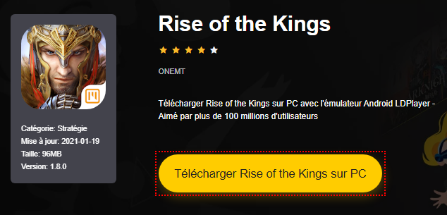 Installer Rise of the Kings sur PC 