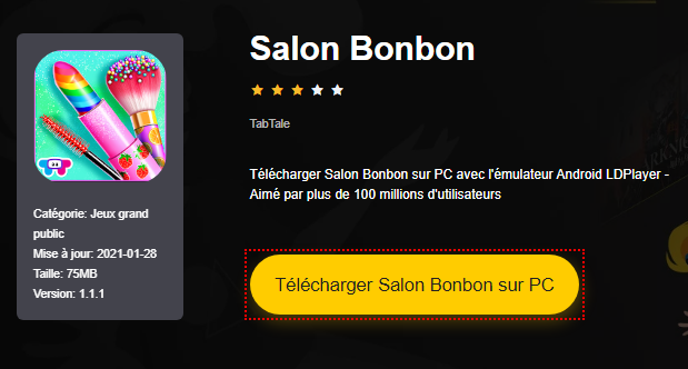 Installer Salon Bonbon sur PC 