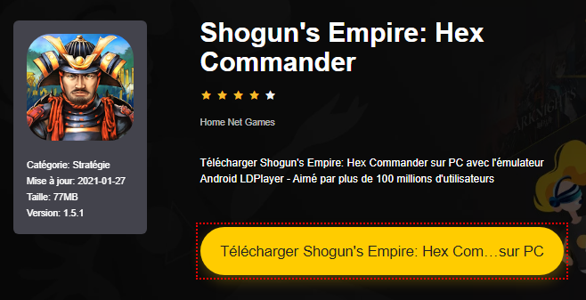 Installer Shogun's Empire: Hex Commander sur PC 