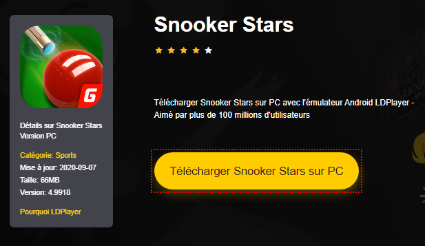 Installer Snooker Stars sur PC 