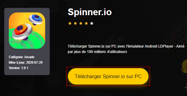 Installer Spinner.io sur PC 