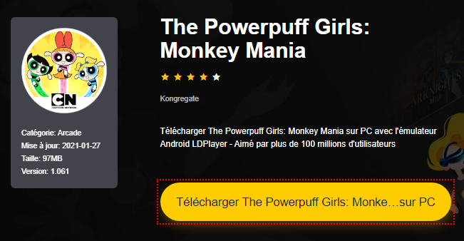 Installer The Powerpuff Girls: Monkey Mania sur PC 