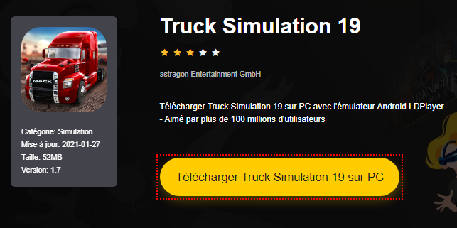 Installer Truck Simulation 19 sur PC 