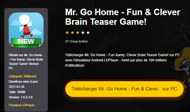 Installer Mr. Go Home - Fun & Clever Brain Teaser Game! sur PC