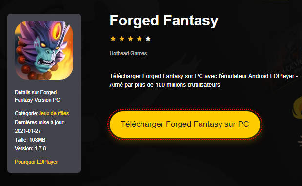 Installer Forged Fantasy sur PC 