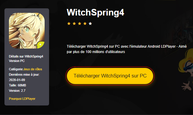Installer WitchSpring4 sur PC