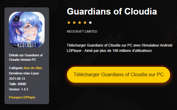 Installer Guardians of Cloudia sur PC